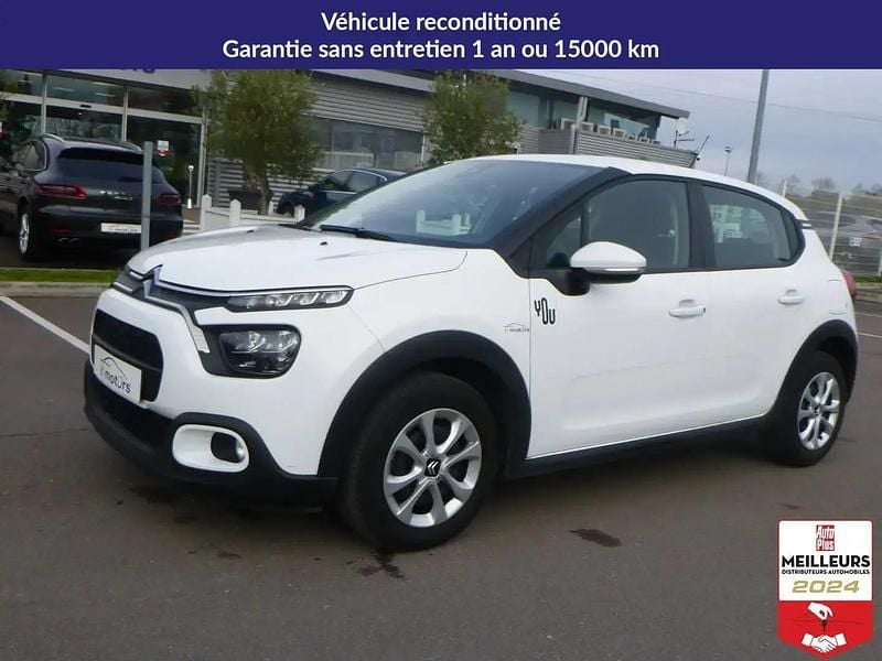 Blanc Occasion 2023 Citroën C3 PureTech Berline | 11 900 € (Prix juste) - Image 1/4