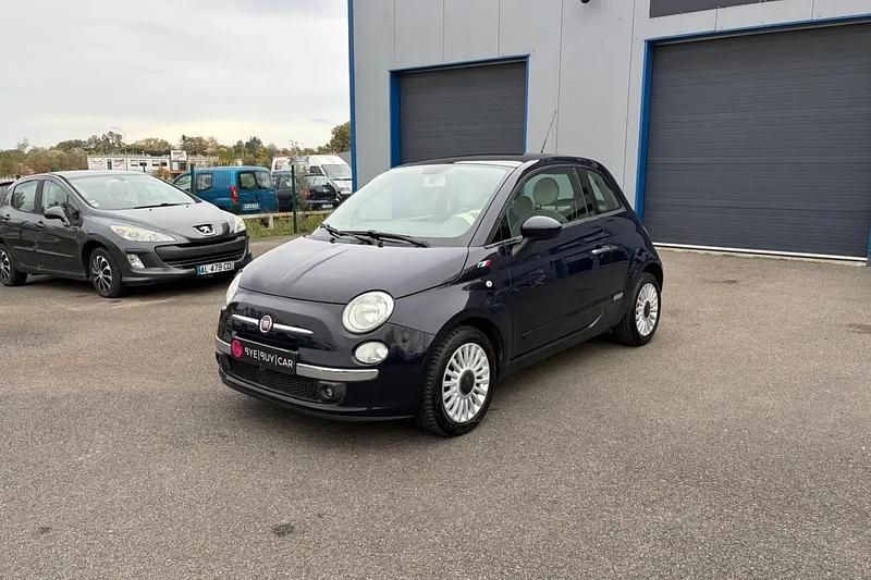 Bleu Utilisé 2012 Fiat 500 Lounge Berline | 4 490 € (Prix cher) - Image 1/4