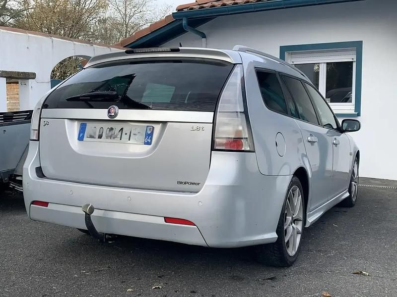 Argent Occasion 2009 Saab 9-3 Citadine | 3 800 € - Image 1/4