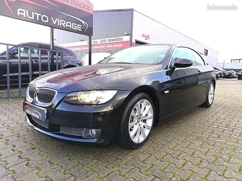 Noir Occasion 2008 BMW 335 Cabriolet Cabriolet | 12 990 € - Image 1/4