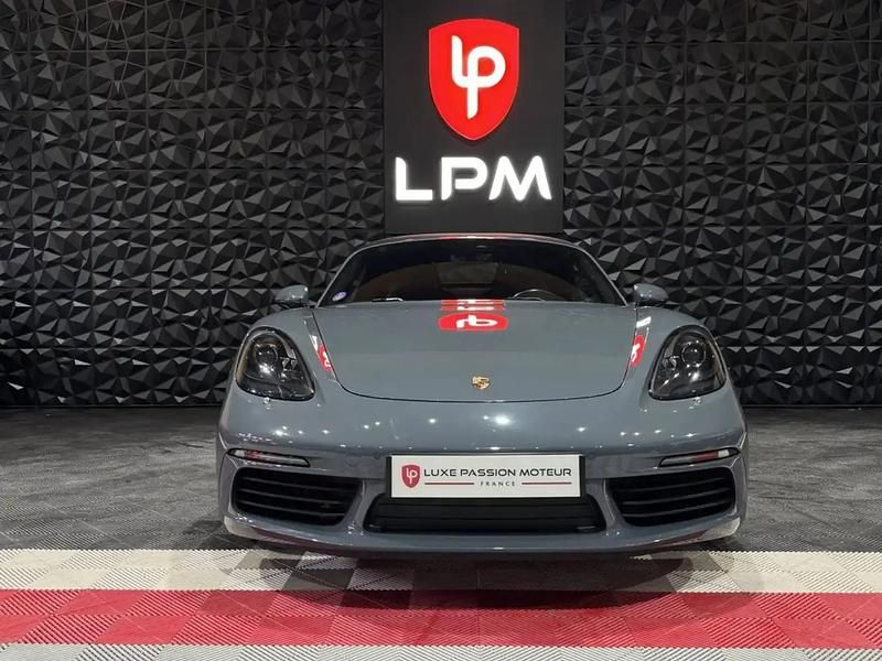 Occasion Porsche 718 Boxster 349 ch (256 kW) 2018 Bleu Cabriolet