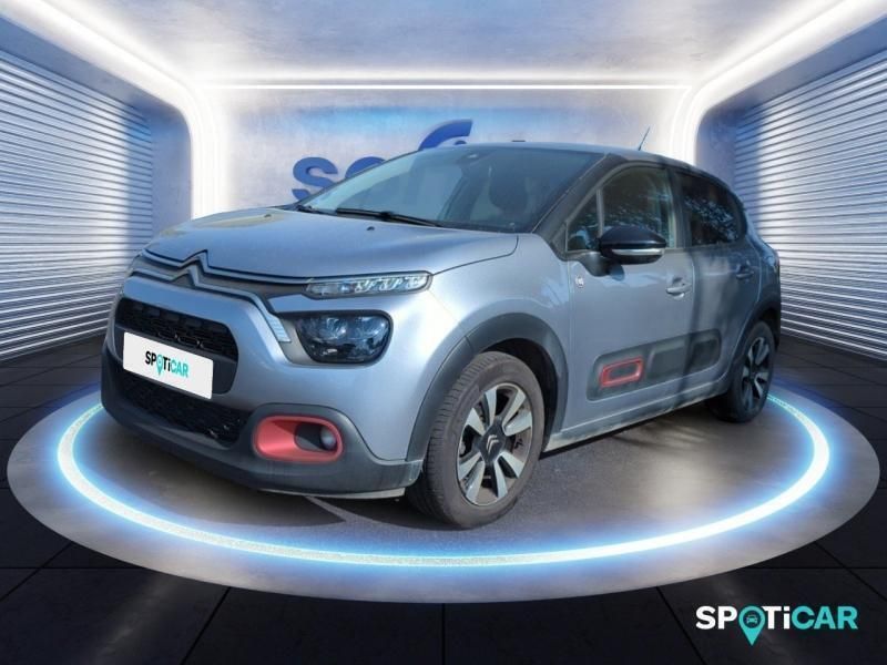 Gris Utilisé 2022 Citroën C3 PureTech Citadine | 13 890 € (Prix cher) - Image 1/3