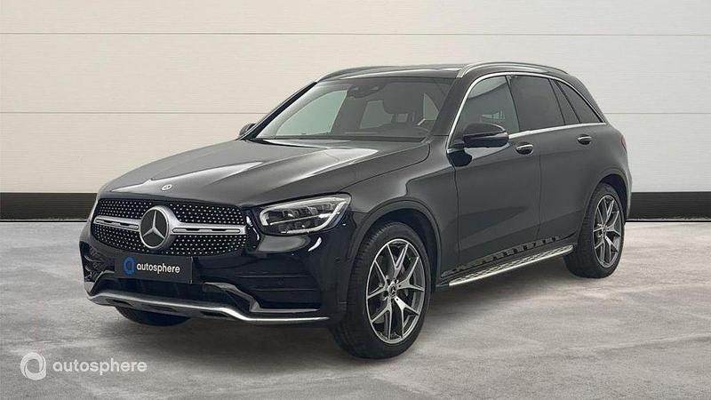 Noir Utilisé 2022 Mercedes GLC300e AMG line SUV | 41 499 € (Prix juste) - Image 1/4
