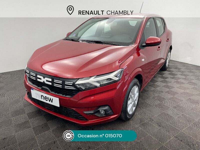 Rouge Utilisé 2023 Dacia Sandero Expression Citadine | 14 990 € (Prix juste) - Image 1/4