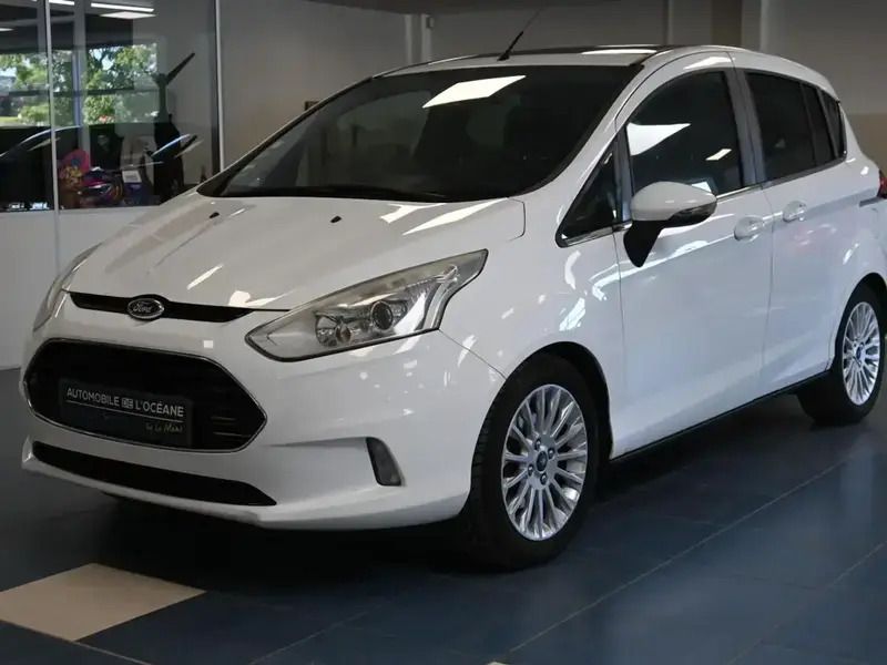 Blanc Utilisé 2013 Ford B-MAX Titanium Monospace | 5 996 € (Prix assez cher) - Image 1/4