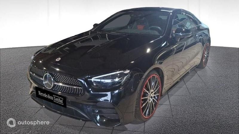 Noir Utilisé 2022 Mercedes E220 AMG line Coupé | 43 990 € (Prix juste) - Image 1/4