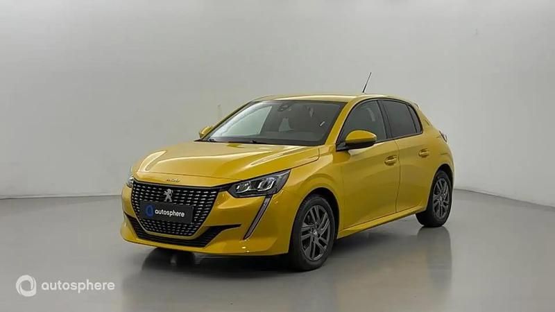 Jaune Utilisé 2021 Peugeot 208 Business-Line Citadine | 11 999 € (Prix juste) - Image 1/4