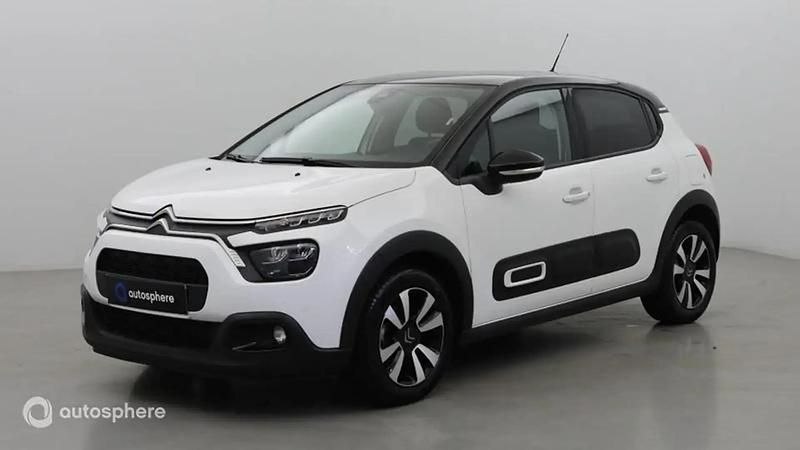 Blanc Utilisé 2023 Citroën C3 PureTech Citadine | 12 499 € (Prix juste) - Image 1/4
