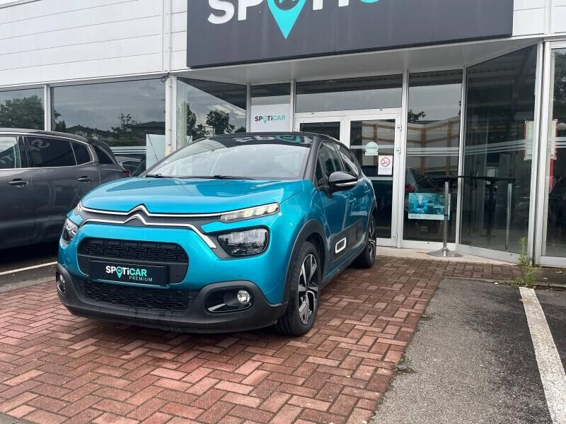 Noir Utilisé 2021 Citroën C3 PureTech Citadine | 13 989 € (Prix juste) - Image 1/4