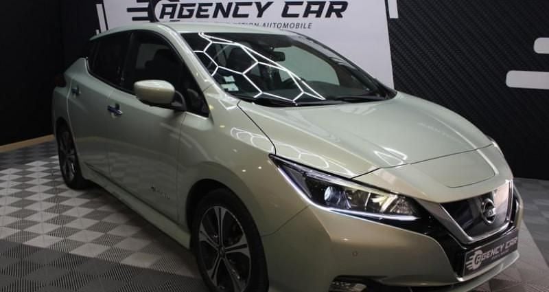 Gris Utilisé 2018 Nissan Leaf Citadine | 9 799 € (Prix juste) - Image 1/4