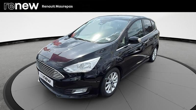 Noir Utilisé 2016 Ford C-MAX Titanium Monospace | 10 990 € (Prix juste) - Image 1/4