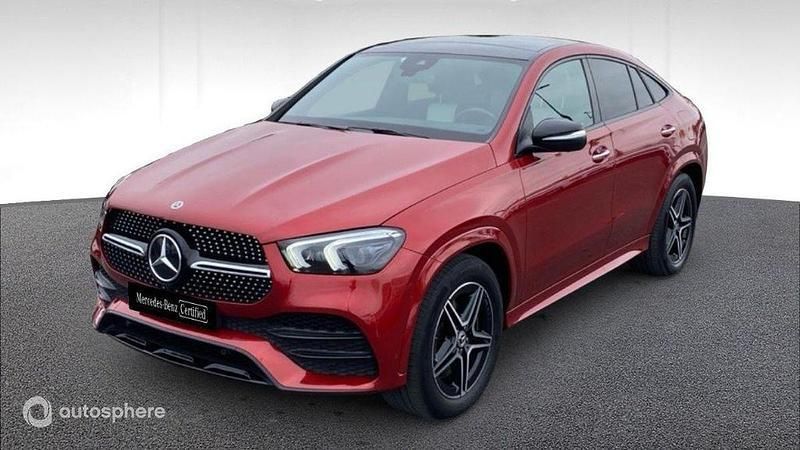 Rouge jacinthe manufaktur Utilisé 2022 Mercedes GLE350 AMG line Coupé | 72 990 € (Super prix) - Image 1/4