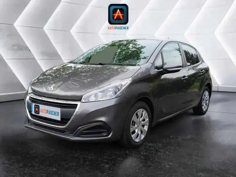 Gris Utilisé 2019 Peugeot 208 Business-Line Citadine | 8 460 € (Prix juste) - Image 1/4