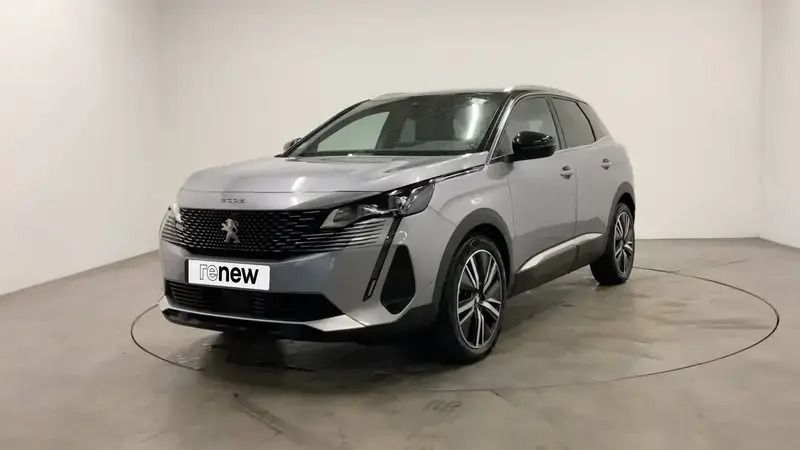 Gris Utilisé 2021 Peugeot 3008 GT SUV | 21 990 € (Prix juste) - Image 1/4