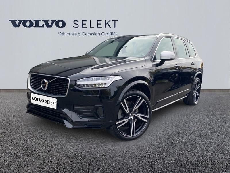 Noir onyx mã©tallisã© Utilisé 2019 Volvo XC90 R-Design SUV | 42 499 € (Prix juste) - Image 1/4