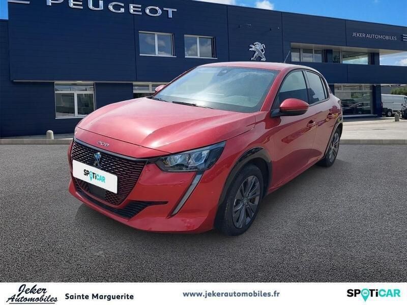 Rouge Utilisé 2021 Peugeot e-208 Allure Citadine | 16 900 € (Prix juste) - Image 1/3