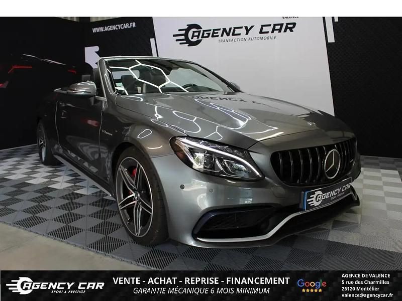 Occasion Mercedes C63S AMG AMG 510 ch (375 kW) 2017 Gris Cabriolet