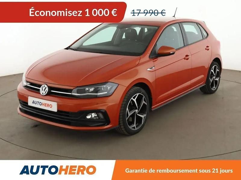 Orange Occasion 2019 VW Polo R-line Berline | 16 990 € (Prix juste) - Image 1/2