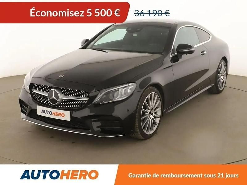 Noir Utilisé 2020 Mercedes C220 AMG line Coupé | 30 690 € (Super prix) - Image 1/2