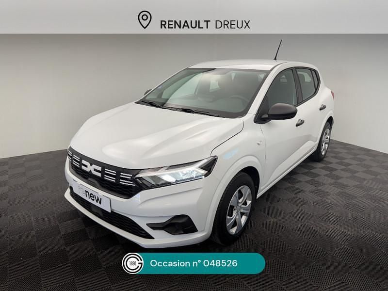 Blanc Utilisé 2023 Dacia Sandero Essentiel Citadine | 12 990 € (Bon prix) - Image 1/4