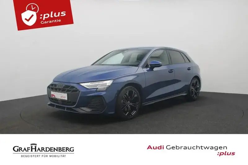 Bleu Utilisé 2024 Audi A3 Sportback S-Line Berline | 39 980 € (Prix assez cher) - Image 1/4