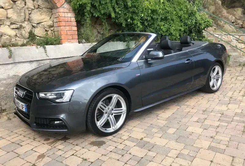 Gris Utilisé 2012 Audi A5 Cabriolet S-Line Cabriolet | 19 990 € - Image 1/4