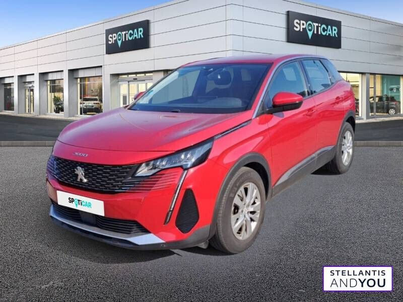 Rouge Utilisé 2021 Peugeot 3008 Business-Line | 17 390 € (Bon prix) - Image 1/4