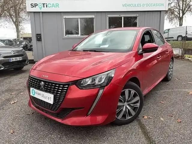 Rouge Occasion 2020 Peugeot 208 Active Citadine | 12 490 € (Bon prix) - Image 1/4