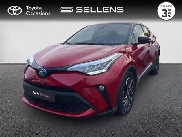 Bi ton rouge intense Occasion 2023 Toyota C-HR Design SUV | 25 880 € (Bon prix) - Image 1/4