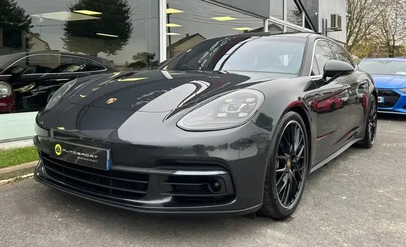 Noir Utilisé 2017 Porsche Panamera 4 Sport Turismo Berline | 62 900 € (Prix cher) - Image 1/4