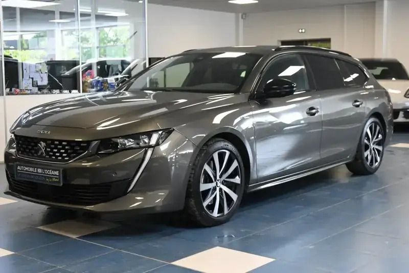 Gris Utilisé 2020 Peugeot 508 GT-line Break | 17 490 € (Super prix) - Image 1/4