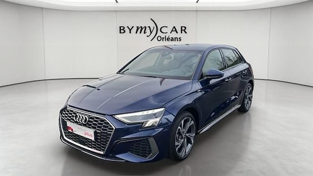 Bleu navarre métallisé Utilisé 2022 Audi A3 S-Line | 28 911 € (Prix juste) - Image 1/4