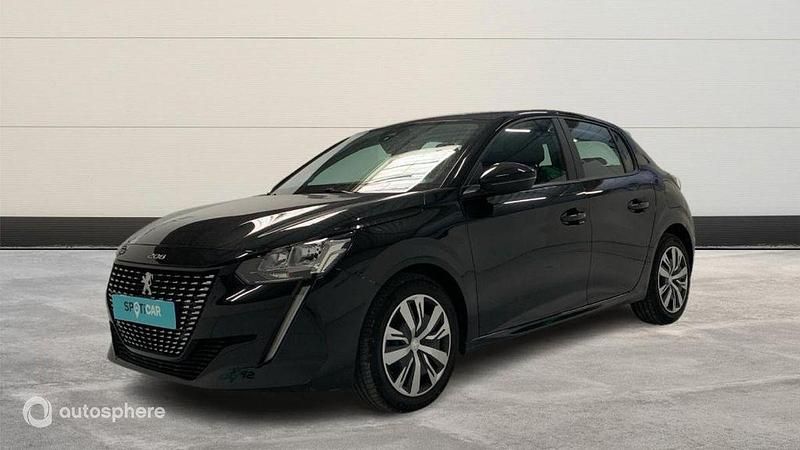 Noir Utilisé 2023 Peugeot 208 Active Citadine | 12 799 € (Prix juste) - Image 1/4