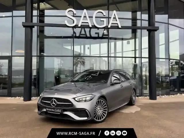 Gris foncé Occasion 2022 Mercedes C220 AMG line Break | 42 900 € (Prix cher) - Image 1/4