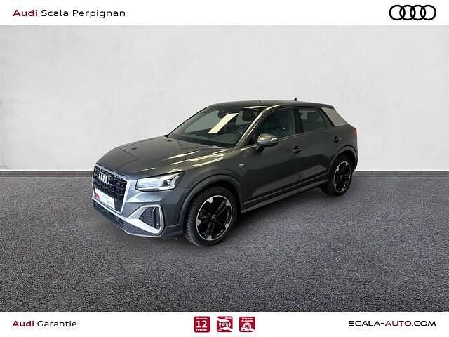 Gris daytona nacré Utilisé 2021 Audi Q2 S-line plus SUV | 27 490 € (Prix juste) - Image 1/4