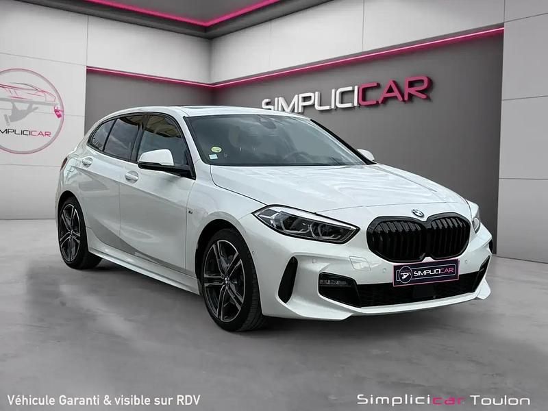 Blanc Occasion 2021 BMW 118 M Sport Citadine | 25 980 € (Bon prix) - Image 1/4