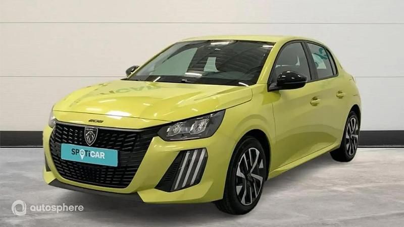 Jaune Utilisé 2024 Peugeot 208 Active Citadine | 16 299 € (Prix juste) - Image 1/4