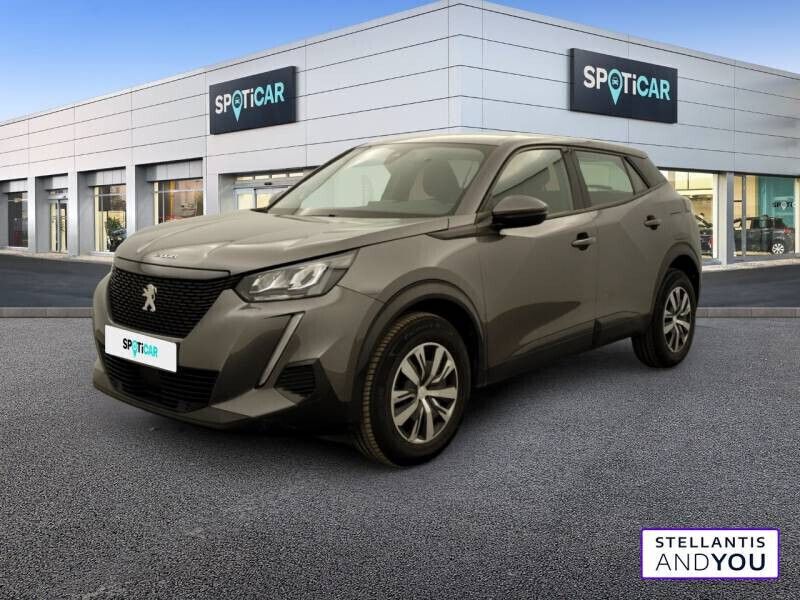 Gris Utilisé 2020 Peugeot 2008 Active SUV | 12 990 € (Prix juste) - Image 1/4