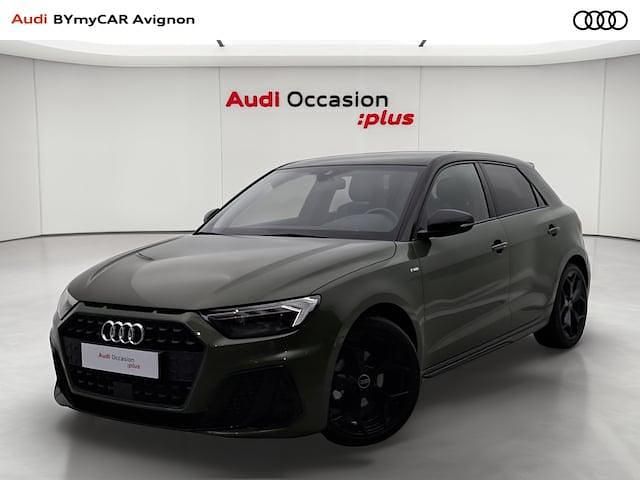 Occasion Audi A1 Sportback S-line plus 150 ch (110 kW) 2025 Vert district métallisé noir mythe métallisé Citadine