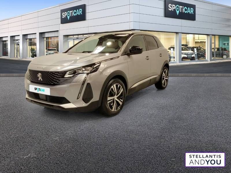Gris Utilisé 2021 Peugeot 3008 GT | 20 690 € (Prix juste) - Image 1/3