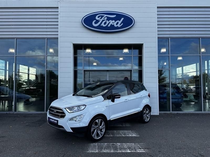 Blanc Utilisé 2018 Ford Ecosport Titanium SUV | 12 999 € (Prix juste) - Image 1/4