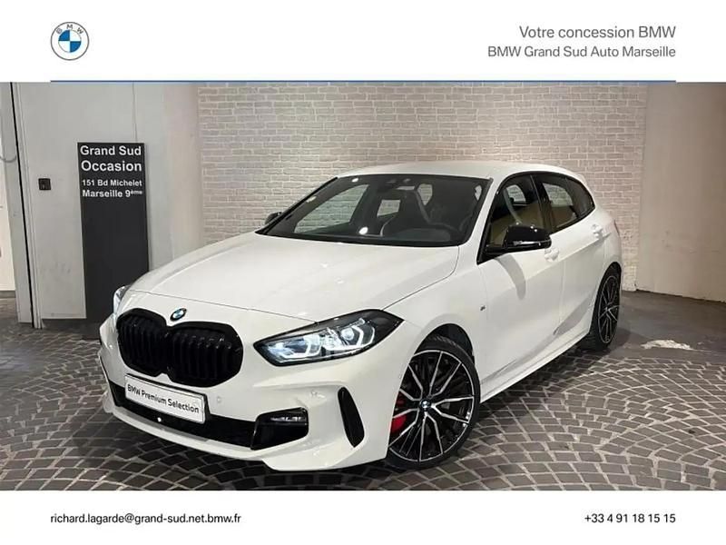 Blanc Utilisé 2023 BMW 118 M Sport Citadine | 34 590 € (Prix assez cher) - Image 1/4