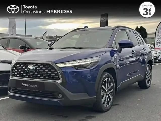 Bleu de prusse métallisé biton Occasion 2024 Toyota Corolla Cross SUV | 35 990 € - Image 1/4