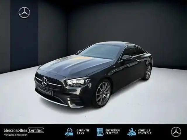 Gris foncé Utilisé 2021 Mercedes E220 AMG line Coupé | 44 990 € - Image 1/4