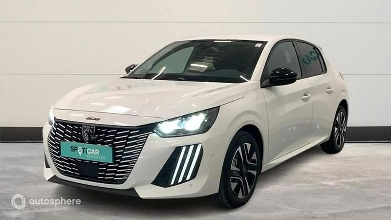 Blanc Nouvelle 2025 Peugeot 208 Allure Citadine | 22 999 € (Prix assez cher) - Image 1/4