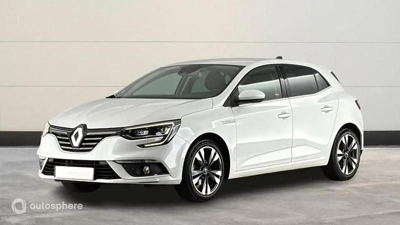 Blanc Occasion 2019 Renault Mégane IV Intens Berline | 14 799 € (Prix juste) - Image 1/4