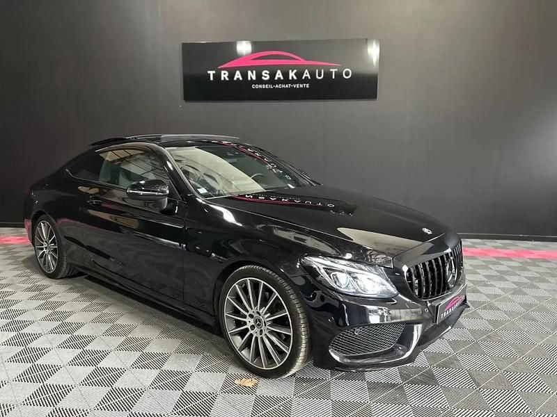 Noir Occasion 2018 Mercedes C220 Sportline Coupé | 29 980 € (Bon prix) - Image 1/4