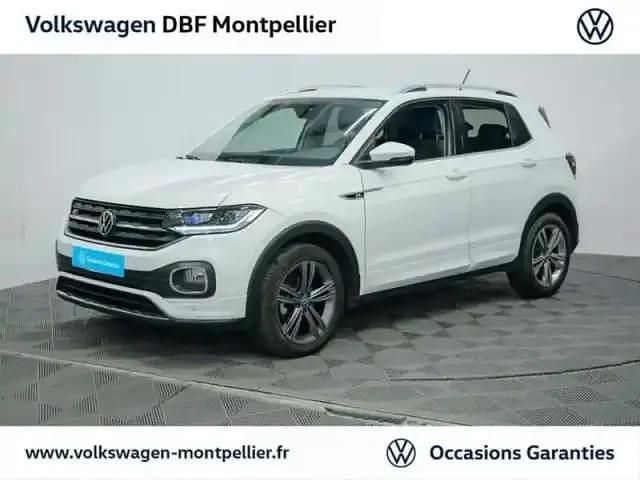 Blanc Occasion 2022 VW T-Cross R-line SUV | 19 480 € (Bon prix) - Image 1/4