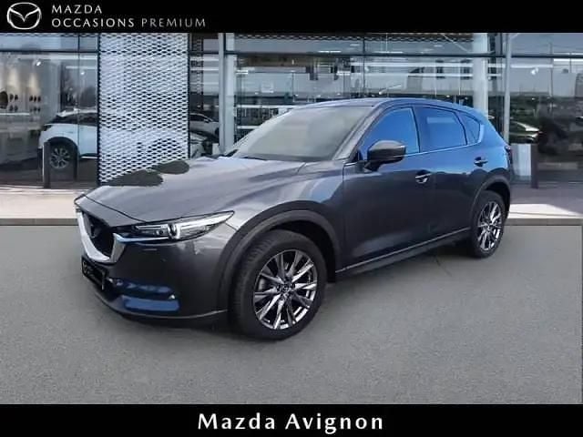 Gris Occasion 2021 Mazda CX-5 SUV | 22 990 € (Bon prix) - Image 1/4