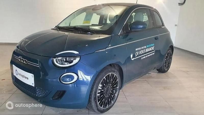 Vert Utilisé 2020 Fiat 500e La Prima Berline | 16 499 € (Prix cher) - Image 1/4